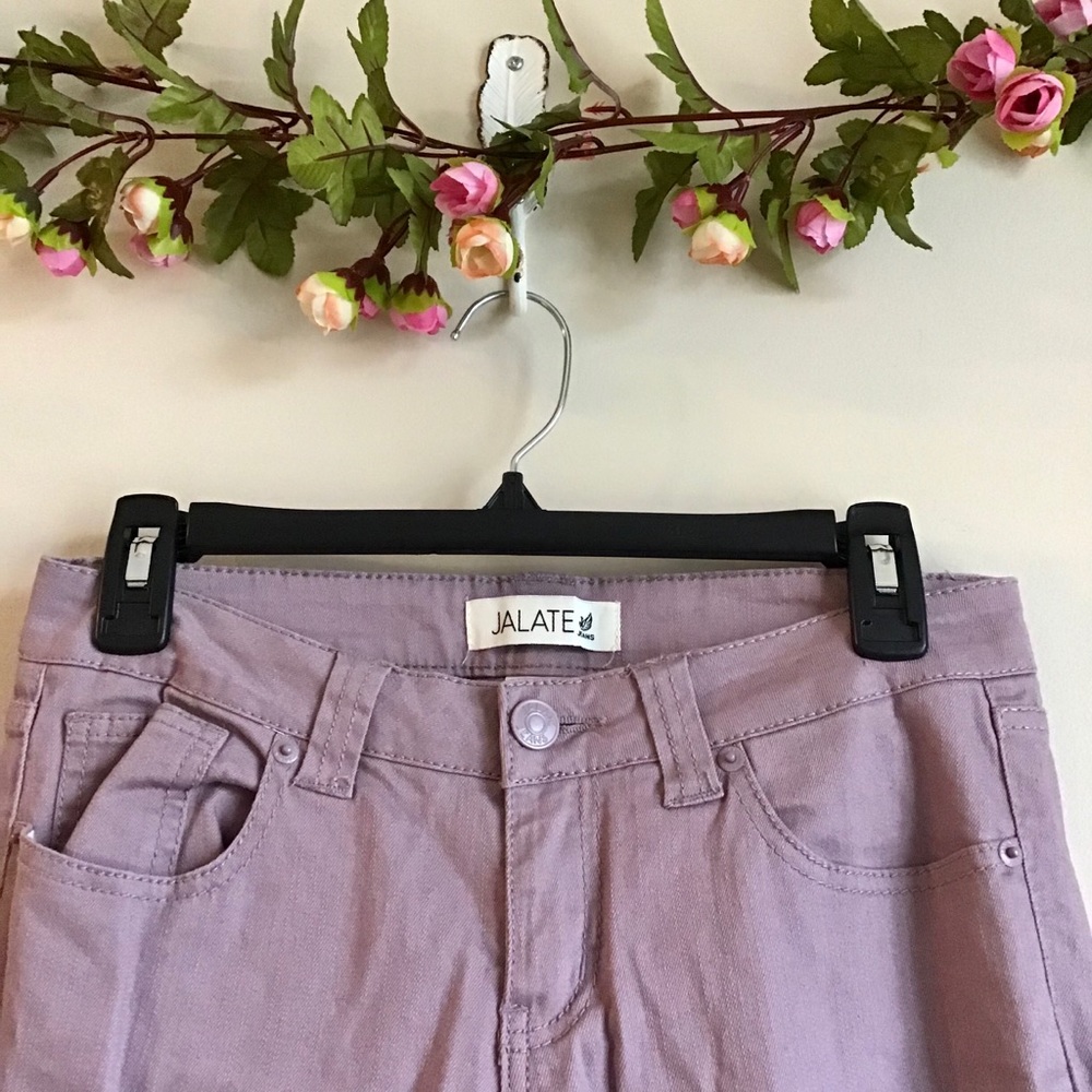Jalate light purple lavender skinny jeans sz 3 - Picture 4 of 6